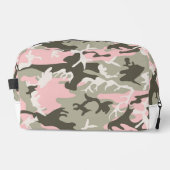 Rosa und grüne Camouflage, Militär, Armee Waschbeutel (Vorderseite)