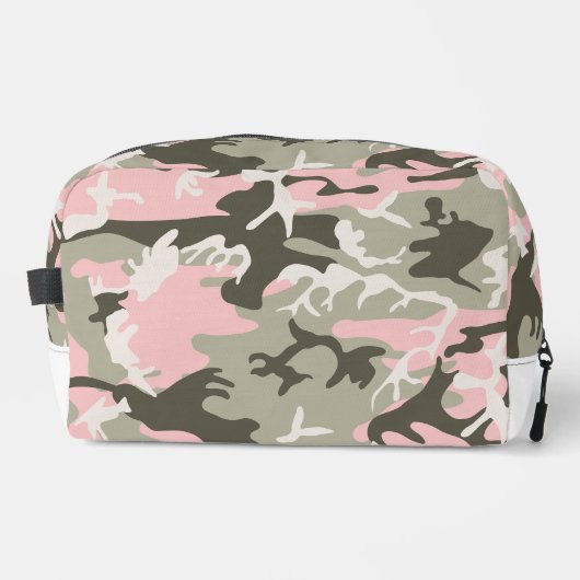 Rosa und grüne Camouflage, Militär, Armee Waschbeutel (Vorderseite)