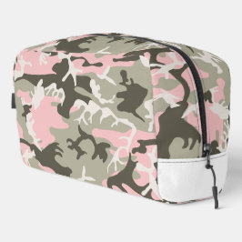 Rosa und grüne Camouflage, Militär, Armee Waschbeutel