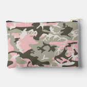 Rosa und grüne Camouflage, Militär, Armee Zubehörtasche (Rückseite)