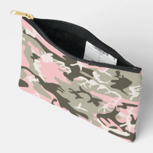 Rosa und grüne Camouflage, Militär, Armee Zubehörtasche