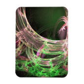 Rosa und grüne Energie Magnet (Vertikal)
