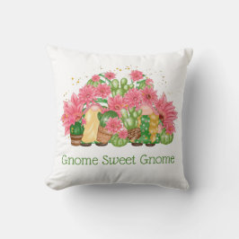 Rosa und grüne Gnome Gnom süßer Gnom Kissen
