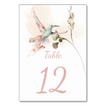 Rosa und grüne Hummingvogel Wasserfarbe