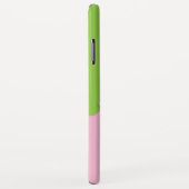 Rosa und grüne Illustration des Case-Mate iPhone Hülle (Hinten/Rechts)