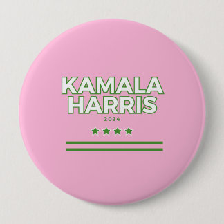 Rosa und grüne Kamala Harris Button
