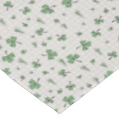 Rosa und grüne Kids St Patricks Day Tischdecke (Schrägansicht)