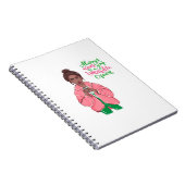 Rosa und grüne Königin Notizblock (Rechte Seite)