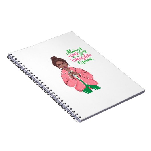 Rosa und grüne Königin Notizblock (Rechte Seite)