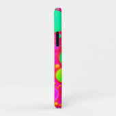 Rosa und grüne Kreise Case-Mate iPhone Hülle (Hinten/Rechts)