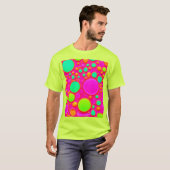 Rosa und grüne Kreise T-Shirt (Vorne ganz)