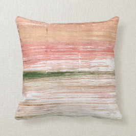 Rosa und grüne Kunst Kissen