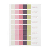 Rosa und grüne moderne Farbblöcke (Bogen)