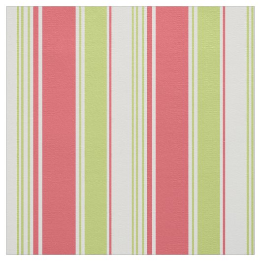 Rosa und grüne moderne Streifen Stoff (Muster)