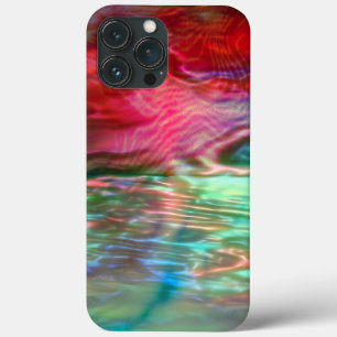 Rosa und grüne Perlenstruktur Case-Mate iPhone Hülle