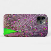 rosa und grüne Pfaue, Case-Mate iPhone Hülle (Rückseite (Horizontal))