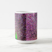 rosa und grüne Pfaue, Kaffeetasse (Mittel)