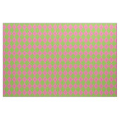 Rosa und grüne Raute Schwarz Stoff (Yard (91,4 cm))