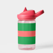 Rosa und grüne Schmetterlinge Personalisierte Kind Trinkflasche (Links)