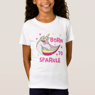 Rosa und grüne Sommer Kinder T - Shirt