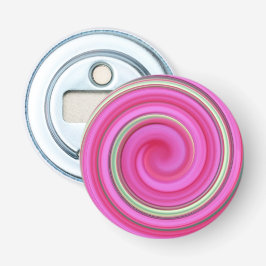 Rosa und grüne Spirale Flaschenöffner