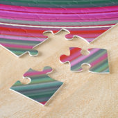 Rosa und grüne Spirale Puzzle (Seite)