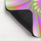 Rosa und grüne Spiralmousepad Mousepad (Ecke)