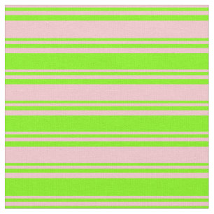 Rosa und grüne Streifen/Linke Stoff
