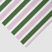 Rosa und grüne Streifen Seidenpapier (Ausschnitt)