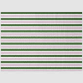 Rosa und grüne Streifen Seidenpapier (Vorderseite)