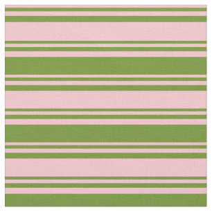 Rosa und grüne Streifen Stoff