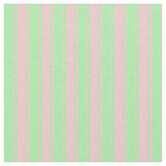 Rosa und grüne Streifen Stoff (Nahaufnahme)