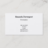 Rosa und grüne Streifen Visitenkarte (Rückseite)