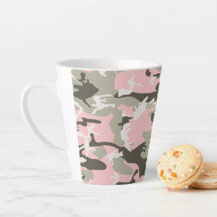 Rosa und grüne Tarnung, Militär, Armee Milchtasse