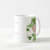 rosa und grüne Tasse (VorderseiteRechts)