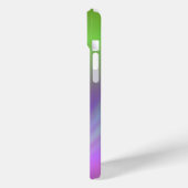 rosa und grüne Telefonzelle Case-Mate iPhone Hülle (Rückseite / Links)