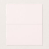 Rosa und grüne Tischnummern für Hochzeiten (Innenseite Aufgefaltet)