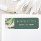 Rosa und grüne tropische Blätter (Insitu)