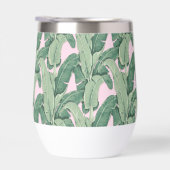 Rosa und grüne tropische Blätter | Coconut Drink | (Rechts)