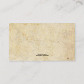 Rosa und grüne Vintage Damasplakate Platzkarte (Rückseite)