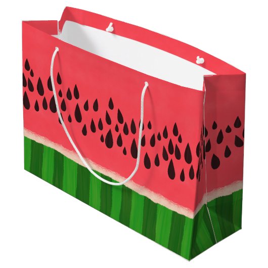Rosa und grüne Wassermelone Große Geschenktüte