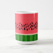 Rosa und grüne Wassermelone Kaffeetasse (Mittel)