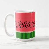 Rosa und grüne Wassermelone Kaffeetasse (Links)