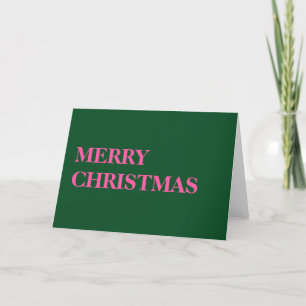 Rosa und grüne Weihnachten