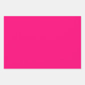 Rosa und grüne Weihnachtsbäume Geschenkpapier Set (Vorderseite 3)