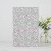 Rosa und grüne Weihnachtsrosetten Briefpapier (Stehend Vorderseite)