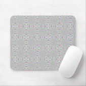 Rosa und grüne Weihnachtsrosetten Mousepad (Mit Mouse)