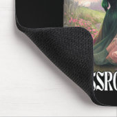 Rosa und grüner Clroom Magic Hexenmeister Hallowee Mousepad (Ecke)
