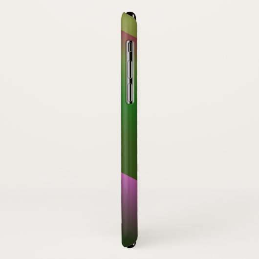 Rosa und grüner Farbton Case-Mate iPhone Hülle (Hinten/Links)
