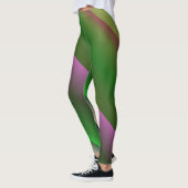 Rosa und grüner Farbton Leggings (Links)